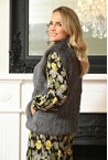ADELE GILET - dark silv